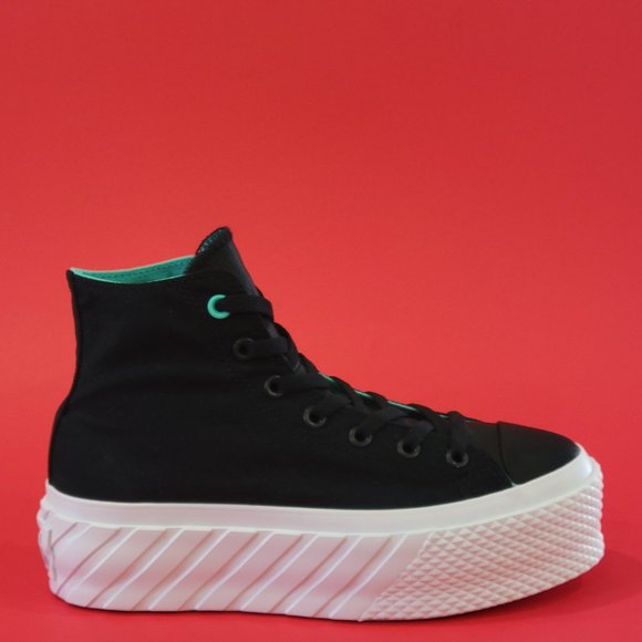 Converse CTAS Surface Fusion Hybrid Shine Lift 2X Platform Sneakers 571675C NWT - Picture 2 of 6